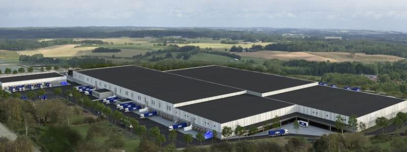 DSVs Logistikcenter i Rosersberg. Foto: DSV