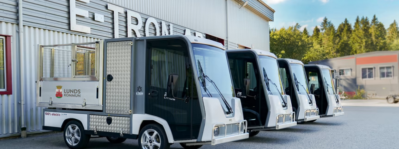 E-tron vinner Lunds Kommuns upphandling av elfordon. Foto: E-tron