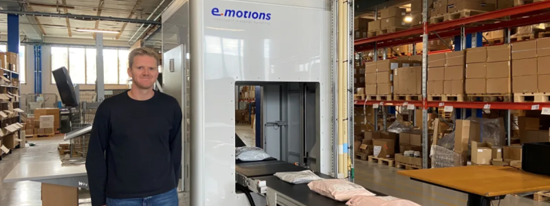 E-logistiks nya sorteringsverk kommer ifrån e-motions. Foto: E-logistik