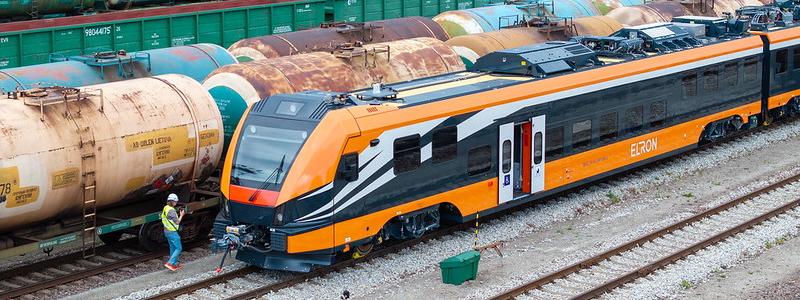 Nya el-tåget i Tallinn. Foto: Elron