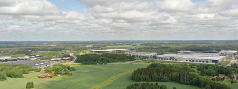 Enköping ligger mitt i Sveriges och Nordens transportkorridor. Foto: Erik Ågerup