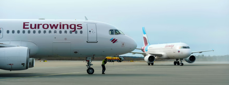 Eurowings plan på Arlanda. Foto: Daniel Asplund, Swedavia