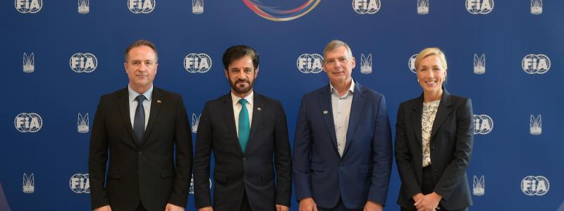 Willem Groenewald, Mohammed Ben Sulayem, Johanna Forseke. Foto: Greater Than