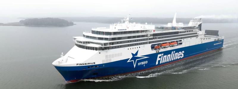 Från och med 1 januari 2024 ingår rederier i EU:s system för handel med utsläppsrätter. Foto: Finnlines