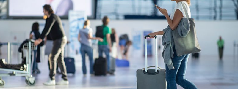 Prognosen för antalet passagerare till och från svenska flygplatser är satt till 14,6 miljoner passagerare. Foto: Transportstyrelsen