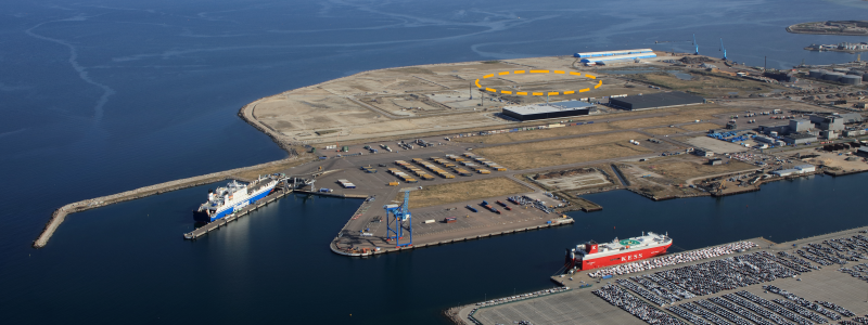 Flygfoto över Norra hamnen. Foto: Malmö stad