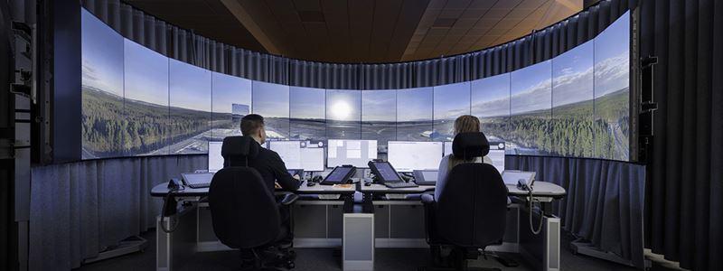 LFV Remote Tower Service, eller flygtrafikledning på distans Fotograf: LFV