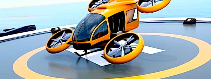 Testflygning av Archers eVTOL-flygplan Midnight, som utvecklas för korta urbana flygningar. Foto: Archer Aviation.