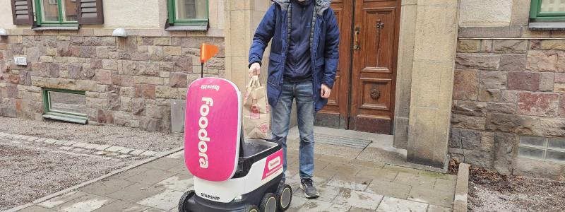 Matleverans. Foto: Foodora