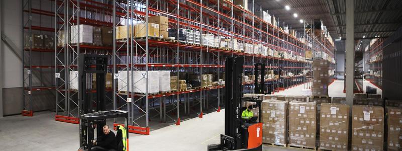 Beijer byggmaterial centrallager Fotograf: Angelica Söderberg
