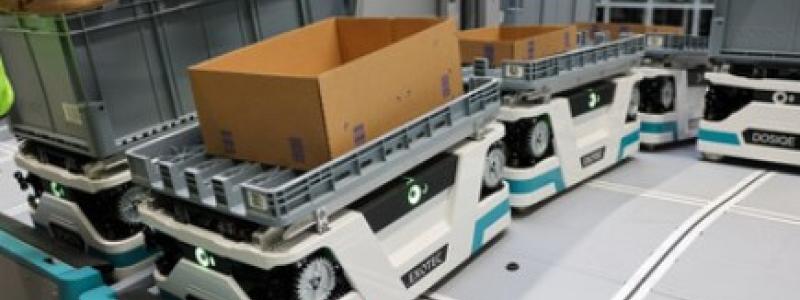 Företaget uppger att Skypod-systemet kan minska behovet av personal jämfört med traditionell plockning. Foto: Exotic