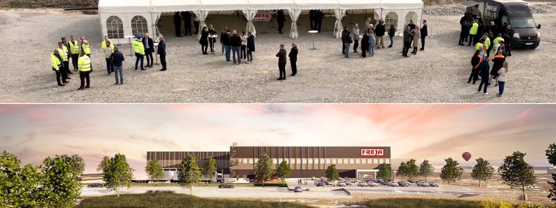 12 000 kvadratmeter logistik byggs i Staffanstorp Foto: Freja