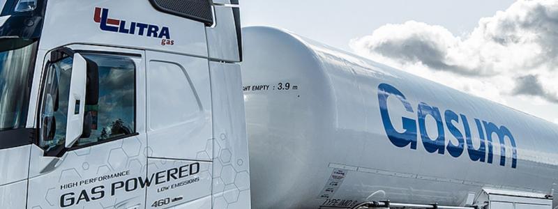 Gasum väljer Litra som strategisk logistikpartner i Norden Foto: Gasum