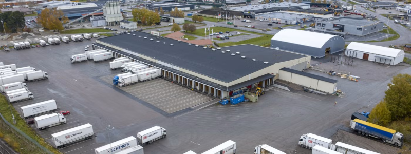 Terminalen i Gävle. Foto: Logistea