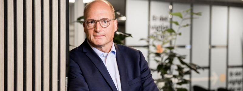 – Vi vill ju fortsätta växa. Därför behöver vi mer kapacitet, säger Steen Ravnsbæk Kristensen, Managing Director på GLS Danmark. Foto: GLS