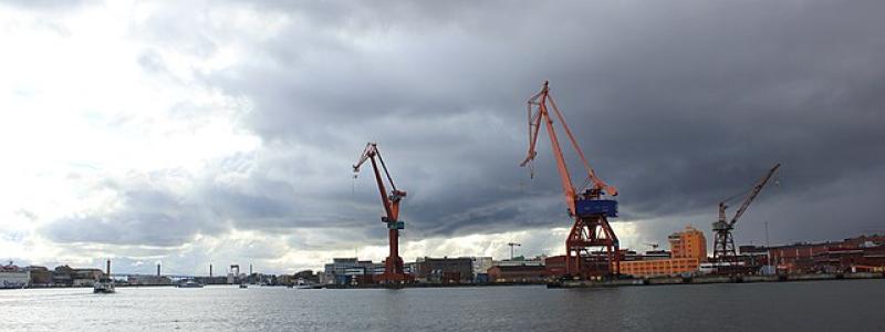 Göteborgs hamn. Foto: Andrzej Otrębski/Wikimedia Commons