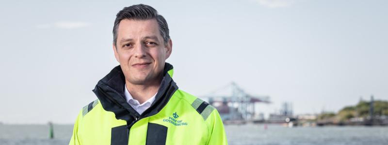 Elvir Dzanic. Bild: Göteborgs Hamn AB.