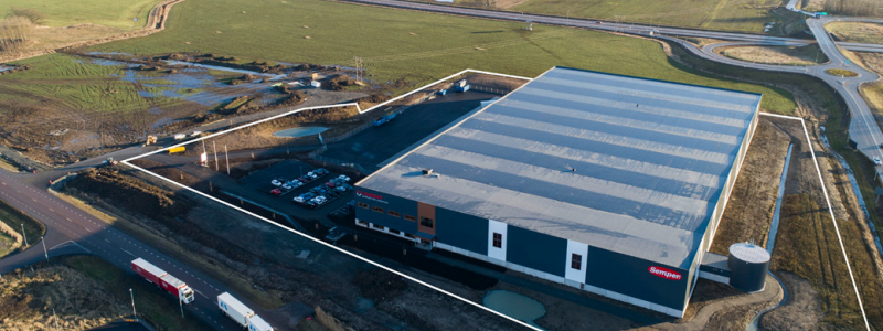 Logicenters förvärvar fastighet på 23 040 m2 i Götene, Västra Götalands län. Foto: Logicenters