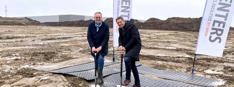 Den stora investeringen i området sträcker sig över totalt 41 500 kvadratmeter och logistikfastigheten kommer att byggas i två etapper. Foto: Logicenters