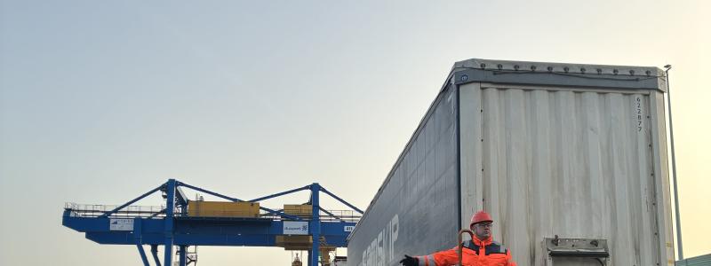 Växlingstjänst i Ziel. Foto: Hector Rail