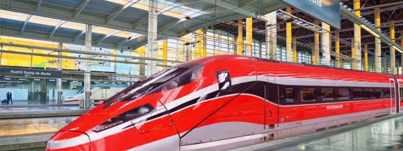 Med dessa "röda pilar" blir det snabba ryck genom det stövelliknande landet Foto: Hitachi