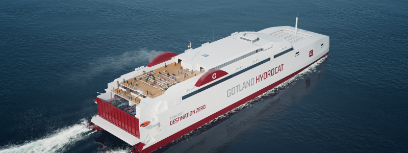 Hydrocat ska kunna beställas senast 2025 för att tas i trafik senast 2030. Bild: Gotlandsbolaget