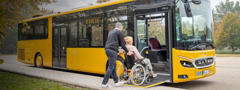 Bussarna, under varumärkena Mercedes-Benz och Setra (i bilden), stod för en signifikant del av ökningen med 26 168 sålda bussar. Foto: Setra Buses
