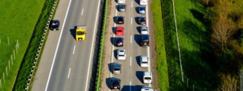 Centraleuropas motorvägar erbjuder numera inga snabba ryck, Foto: Creative Commons lic. Kredit Wikipedia/ Lazy Bear