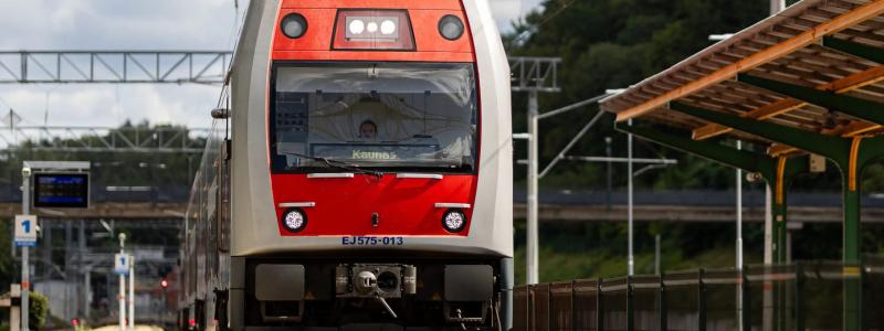 Kaunas järnvägstation. – Kaunas kommer att bli en viktig logistisk knutpunkt, säger Mykolas Dumbrava, chef för Rail Baltica Design Division. Foto: Rail Baltica