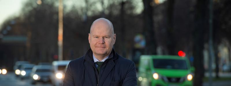 Marcus Dahlsten, vd Transportföretagen. Foto: Transportföretagen
