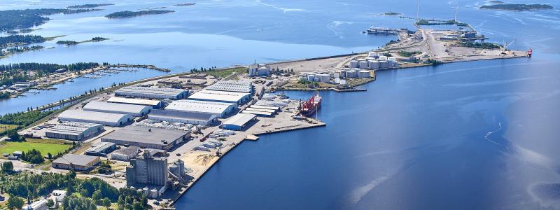 Umeå hamn. Foto: Kuehne+Nagel