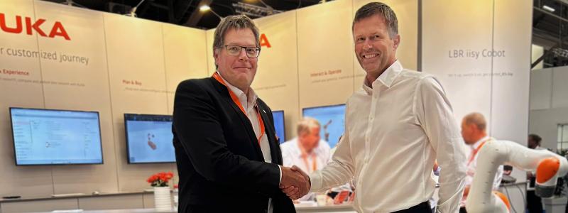 Micael Amandusson och Emil Arnesson. Foto: Kuka