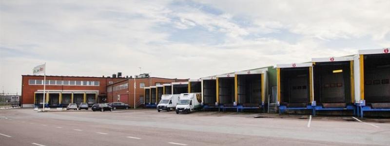 Fastigheten Olympiaden 15 i Helsingborg utvecklas med nya kyllager. Foto: Acrinova
