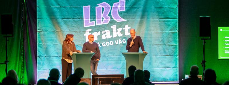 LBC Frakt prisas för satsning på tung eldrift i Värmland Foto:  LBC Frakt