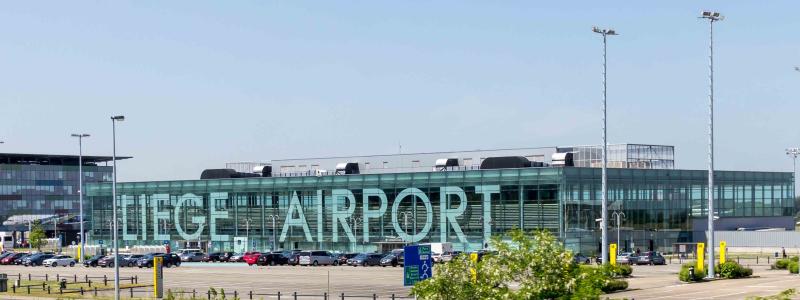 Flygplatsen i belgiska Liege. Foto: Wikipedia Common, kredit: Raimond Spekking