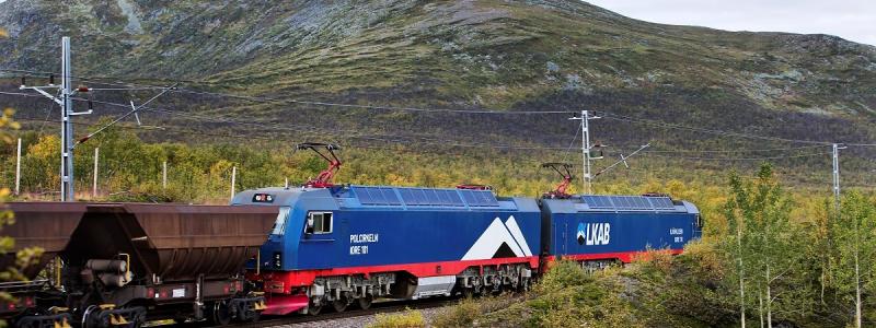 LKAB tvingades ställa in drygt 1000 tågtransporter 2022.
FOTO: LKAB