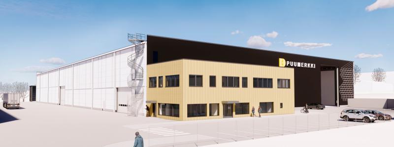 I samband med affären skrev Logicenters även på ett avtal med Puumerkki Oy som kommer att hyra den nya fastigheten från och med sommaren 2025. Bild: Logicenters