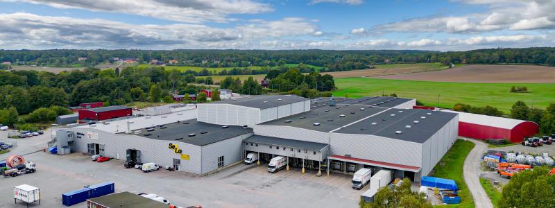 Fastigheten har en uthyrningsbar yta om cirka 19 000 kvadratmeter. Foto: Logistea