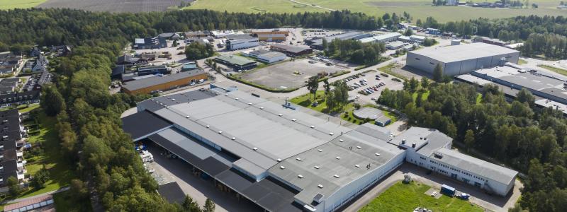Fastigheten Trollhättan Grundstenen 7. Foto: Logistea