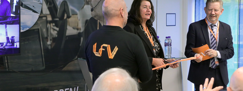 Invigningen av centret för forskning och utveckling vid Malmö Airport. Foto: LFV