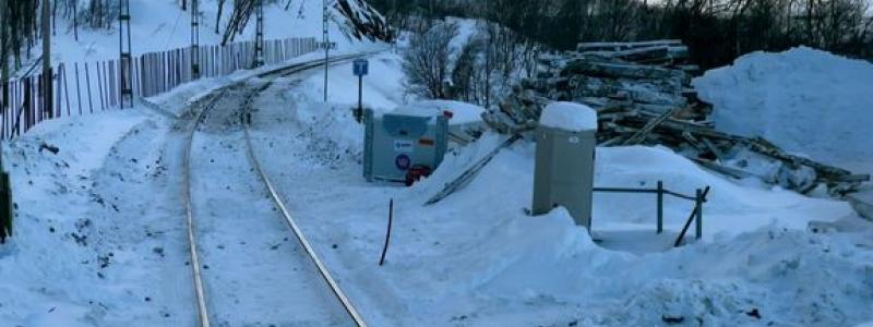 Del av det återställda spåret mellan Kopparåsen och Vassijaure Foto: Peter Jonsson