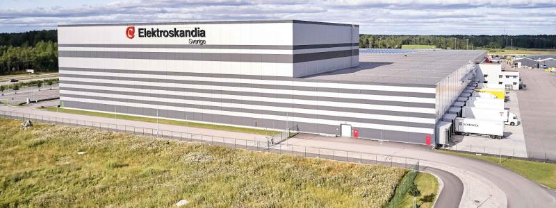 logistiken är viktig för Elektroskandias verksamhet i Örebro.  Foto: Knapp