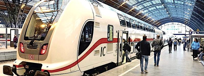 Nästan hälften av alla långdistanståg inom det statliga tyska järnvägsbolaget DB ankom för sent. Foto: DB