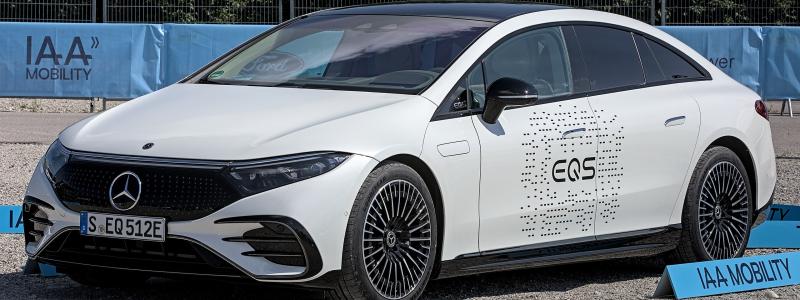 Mercedes-Benz EQS får ett nytt "ansikte". Foto: Wikipedoa Common Lic. Kredit: Alexander Migl