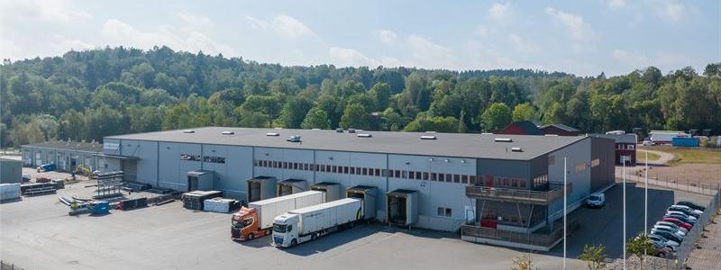 Projektlogistiksterminal Ahlsell Fotograf: Mileway