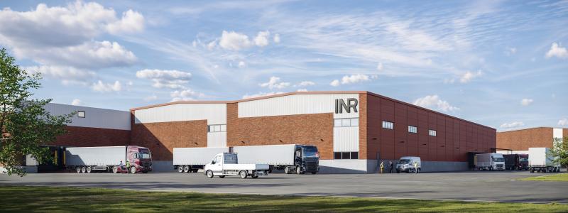 Kärnan i satsningen är en ny byggnad på cirka 4 500 kvadratmeter som ersätter ett tidigare kallager. Foto: INR