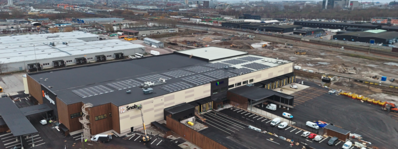 De nya lokalerna, som omfattar cirka 7 900 kvadratmeter, har en anslutning till E6, E20 och E22 samt Inre Ringvägen och Västkustvägen i Malmö. Foto: Mileway