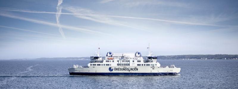 Färjorna över Öresund har haft den mest trafikerade november på de senaste 17 åren. Foto: Molslinjen