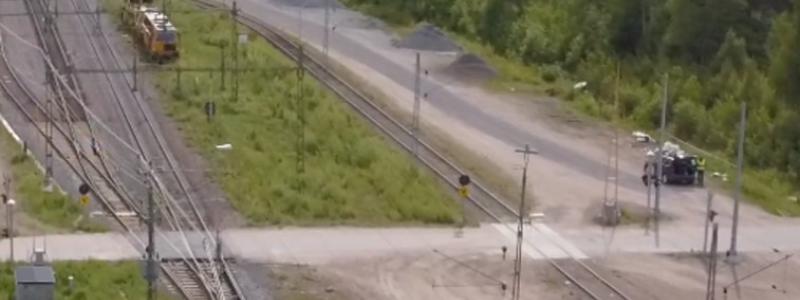 För att öka kapaciteten för både person- och godståg förlängs Murjeks bangård. Foto: Trafikverket