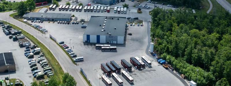 Fastigheten Mursleven 8, i Karlskrona kommun. Foto: Logistea